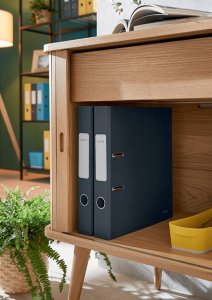 Segregator Leitz Segregator Leitz 180° Cosy Soft Touch A4/50mm szary, SZARY 3