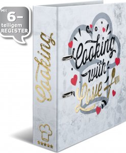 Segregator Herma 19669 segregator A4 Złoty, Czerwony, Biały 7