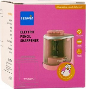 Lean Elektryczna Strugaczka Różowa Temperówka Do Kredek I Ołówków 6-8 mm 4