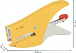 Zszywacz Leitz Leitz 56450019, 15 sheets, Yellow, Flat clinch, 150x P2 (No. 10), Metal, 80 g/m² 4