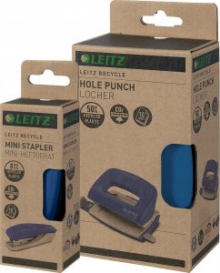 Zszywacz Leitz Mini zszywacz NeXXt Recycle* 10k niebiesk 2