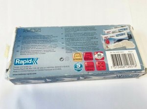 Zszywacz Rapid Rapid 24812601, 30 sheets, Black, Stainless steel, Flat clinch, 21/4-6, Metal, 80 g/m² 3