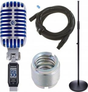 Mikrofon Shure Mikrofon dynamiczny wokalowy Shure SUPER 55 Deluxe w Pełnym zestawie 1