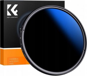 Filtr Kf FILTR 82mm 82 mm K&F CONCEPT Typ FADER SZARY REGULOWANY Nano-C ND2-ND2000 / KF01.2447 2