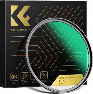 Filtr Kf FILTR UV Ultra Low Reflection K&F CONCEPT NANO-X MRC 82 mm 82mm / KF01.2468 1