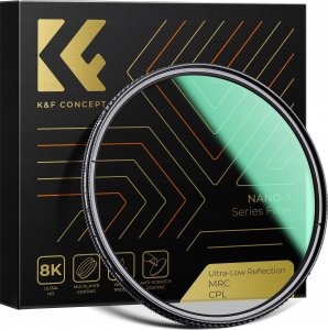 Filtr Kf FILTR Polaryzacyjny CPL K&F CONCEPT NANO-X Ultra-Low Reflection 67mm 67 mm / KF01.2478 1