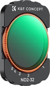 Filtr Kf ND Szary Regulowany ND2-ND32 do DJI Osmo Pocket 3 HD MC Nano X K&F / KF01.2544 3