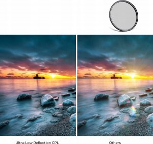 Filtr Kf FILTR Polaryzacyjny CPL K&F CONCEPT NANO-X Ultra-Low Reflection 37mm 37 mm / KF01.2469 9