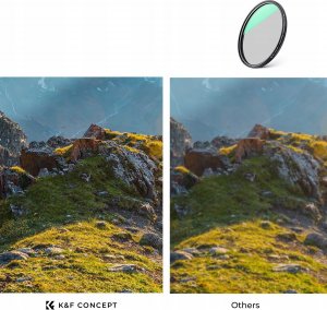 Filtr Kf FILTR Polaryzacyjny CPL K&F CONCEPT NANO-X Ultra-Low Reflection 55mm 55 mm / KF01.2475 8