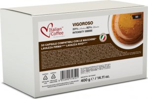 Italian Coffee Italian Coffee Vigoroso- 50 kapsułek kompatybilnych z Lavazza Firma 1