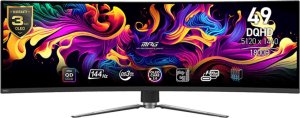 Monitor MSI MPG 491CQPDE QD-OLED (9S6-3FA84T-008) 1