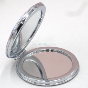 Lusterko kosmetyczne myHomelife Lusterko małe kieszonkowe z brokatem miś luck 4