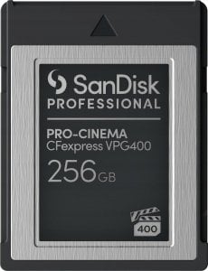 Karta SanDisk SANDISK Professional PRO-CINEMA 256GB CFexpress VPG400 Type B Card upto 1700MB/s Read 1400MB/s Write 1