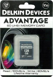 Karta Delkin Delkin SD Advantage 660X UHS-I U3 (V30) R100/W80 128GB 1