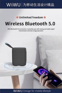 Głośnik WiWU WiWU - Głośnik bezprzewodowy Thunder P26 - szary 7