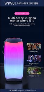 Głośnik WiWU WiWU - Głośnik bezprzewodowy Thunder P40 LED Light 6