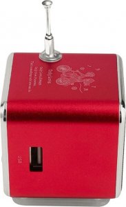 Głośnik Verk Głośnik bezprzewodowy przenośny mini radio fm led bluetooth mobilny microsd Głośnik bezprzewodowy przenośny mini radio fm led bluetooth mobilny microsd 2