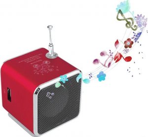 Głośnik Verk Głośnik bezprzewodowy przenośny mini radio fm led bluetooth mobilny microsd Głośnik bezprzewodowy przenośny mini radio fm led bluetooth mobilny microsd 4