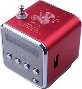 Głośnik Verk Głośnik bezprzewodowy przenośny mini radio fm led bluetooth mobilny microsd Głośnik bezprzewodowy przenośny mini radio fm led bluetooth mobilny microsd 7