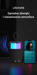 Głośnik Usams Głośnik USAMS YIN Series US-YX012 Bluetooth 5.3 czarny/black 3
