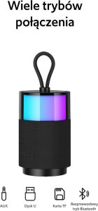 Głośnik Usams Głośnik USAMS YIN Series US-YX012 Bluetooth 5.3 czarny/black 10