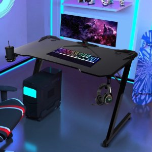 Biurko Maclean NanoRS RS345 Czarne 110 cmx60 cm 3