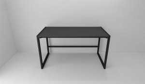 Biurko Modi Meble Biurko Gamingowe Biurko Komputerowe metalowy stelaż Szare 140x70 4