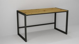 Biurko Modi Meble Biurko Gamingowe Biurko Komputerowe metalowy stelaż Dąb Craft Złoty 140x70 4