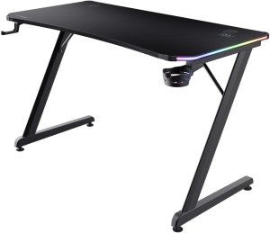 Biurko Trust GXT 709 Luminus RGB Czarne 120 cmx60 cm 1