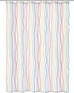 Kleine Wolke Kleine Wolke Jolie Tekstylna Zasłona prysznicowa Multicolor 180x180 cm 1