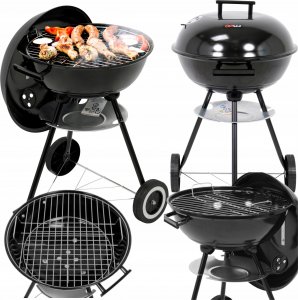 Lund Grill ogrodowy węglowy 41 cm x 41 cm 36