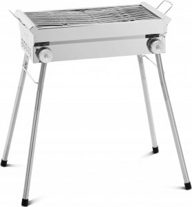 Royal Catering Grill węglowy składany z rusztem 43 x 25 cm Grill węglowy składany z rusztem 43 x 25 cm 2