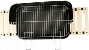 kontrast Grill węglowy z półkami na kółkach 28,5x48,5 cm BBQ 5