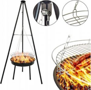 kontrast Grill węglowy palenisko ogrodowe 2w1 BBQ 3