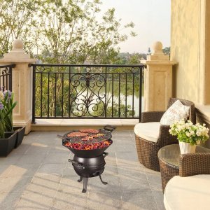 Brunbeste GRILL OGRODOWY ŻELIWNY WĘGLOWY BRUNBESTE BB-2645 3