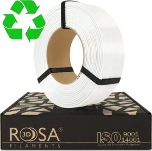 ROSA3D Filament Rosa3D ReFill R-PET-G Impact 1,75mm White 1kg 1