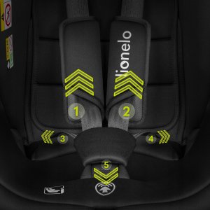 Fotelik samochodowy Lionelo Fotelik samochodowy Bastiaan I-Size 0-36kg black grey 5