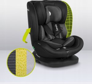 Fotelik samochodowy Lionelo Fotelik samochodowy Bastiaan I-Size 0-36kg black grey 6