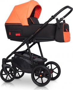 Wózek Riko Riko Swift Neon wózek dziecięcy wielofunkcyjny 4w1 Orange 1