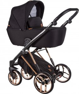 Wózek Baby Merc Wózek dziecięcy wielofunkcyjny La Rosa Limited Baby Merc zestaw 2w1 czarny 1