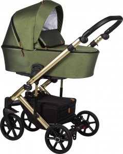 Wózek Baby Merc Wózek dziecięcy wielofunkcyjny Mosca Limited Baby Merc 2w1 khaki 1