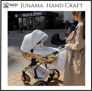 Wózek Junama wózek dziecięcy junama hand craft 3w1 diamond 1