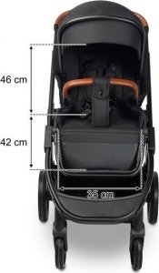 Wózek Caretero WÓZEK SPACEROWY RATIO BLACK 23