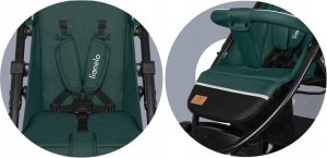 Wózek Lionelo Wózek spacerowy Annet Tour Green Turquoise 6
