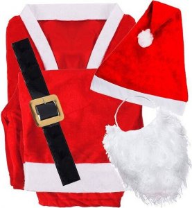 Springos Strój św. Mikołaja zestaw 6 elementowy UNIWERSALNY 14
