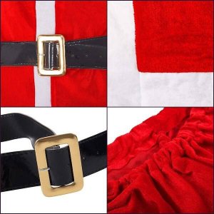 Springos Strój św. Mikołaja zestaw 6 elementowy UNIWERSALNY 10