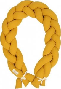 BabyMatex Ochraniacz 30 x 200 do Łóżeczka Warkocz Muslin 06 2