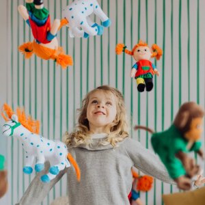 Pippi Miękka Lalka szmaciana Pippi Langstrumpf 20 cm 3