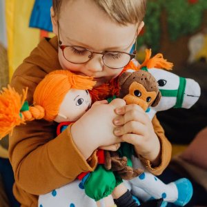 Pippi Miękka Lalka Pippi Langstrumpf 30 cm 3