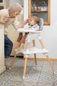 Caretero KRZESEŁKO DO KARMIENIA TUVA PINK 36